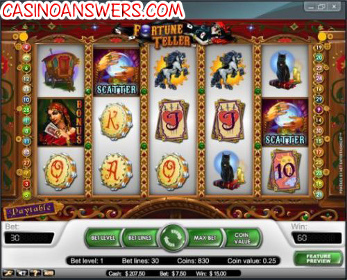 fortune teller slot tower casino