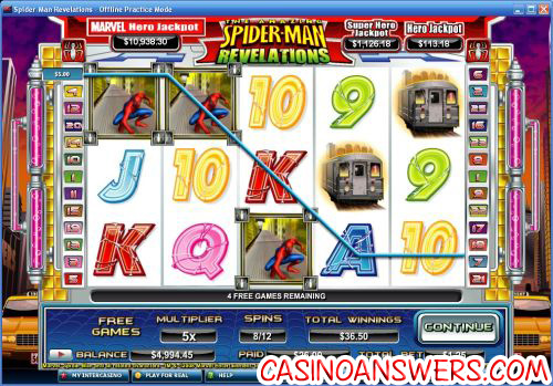 Spiderman Marvel Slot 1