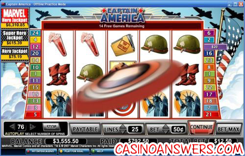 captain america marvel slot 1