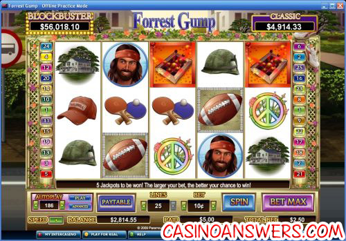 forrest gump video slot