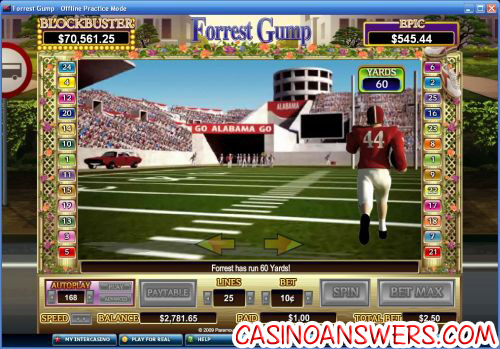 forrest gump slot bonus game