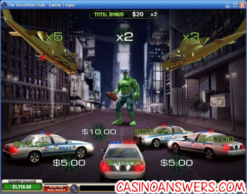 Incredible Hulk Playtech Marvel Comics Video Slot