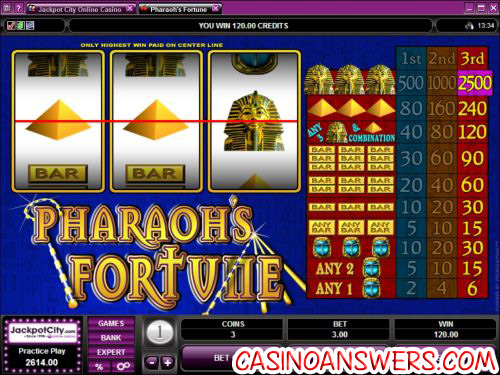 pharaohs fortune slot machine