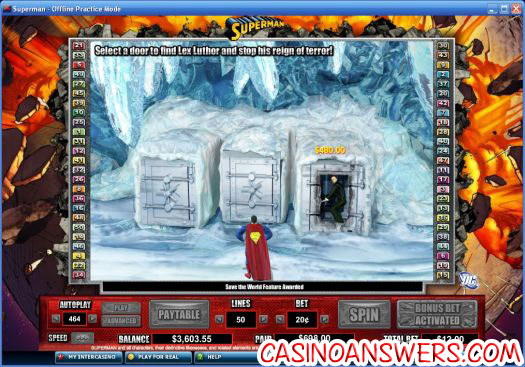 Superman DC Comics Video Slot