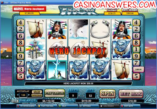 thor marvel slot 1