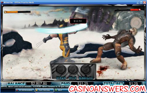 wolverine slot marvel bonus game