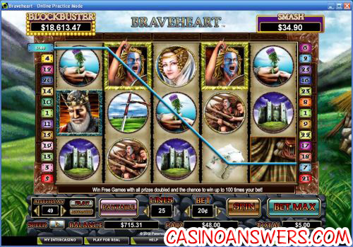 braveheart video slot 1