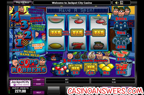cops and robbers fruit machine 1