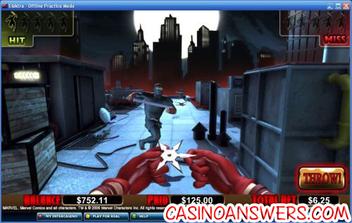 elektra marvel comic video slot 2