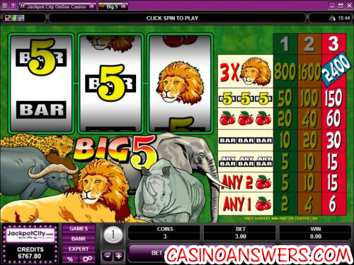 big 5 classic slot machine