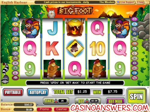 big foot video slot 