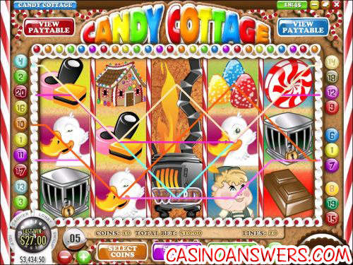 candy cottage video slot