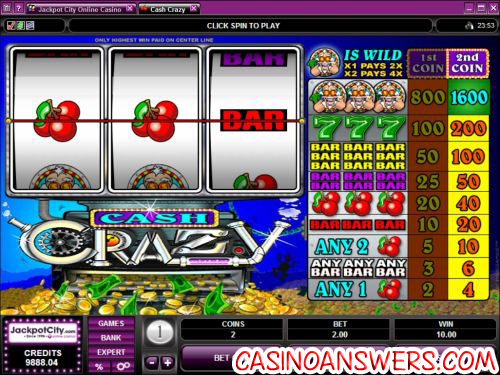 crash crazy classic slot