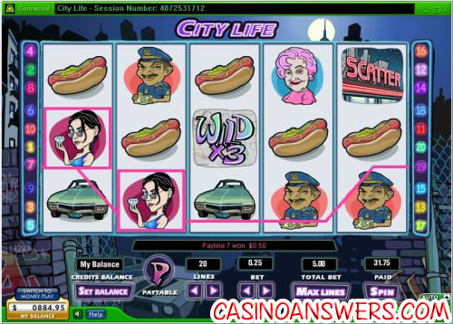 city life video slot