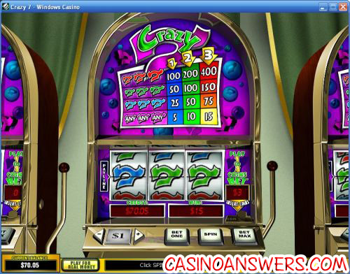 crazy 7 classic slot machine