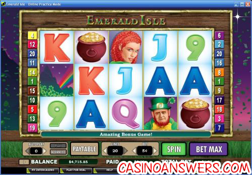 emerald isle video slot