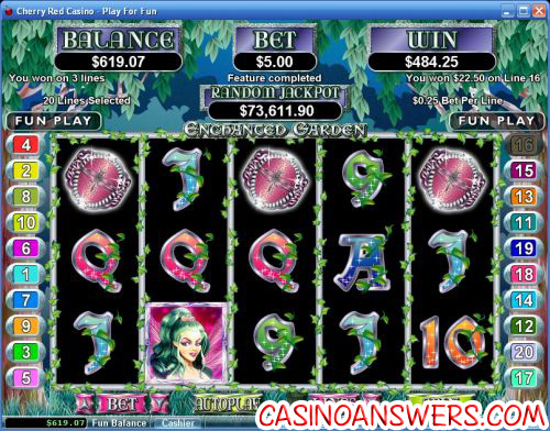 enchanted garden video slot