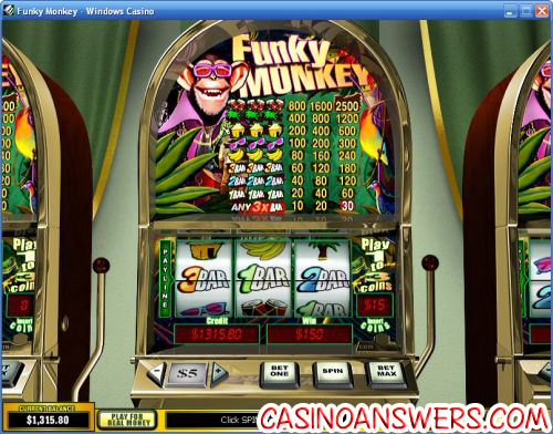 funky monkey classic slot machine