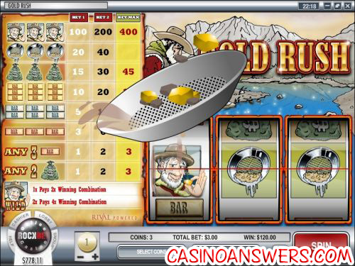 gold rush rival slot machine 2