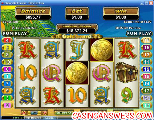 goldbeard video slot 