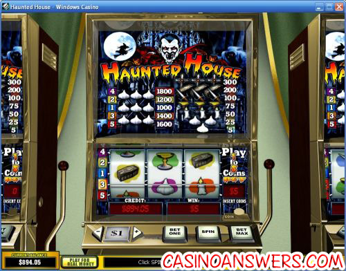 haunted house playtech slot machine