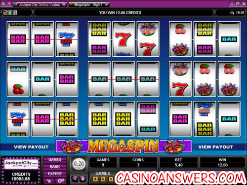 high 5 megaspin slot 1