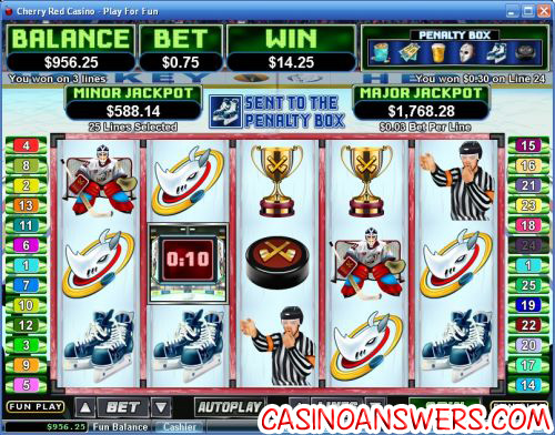 hockey hero video slot 2