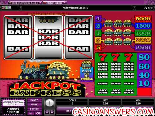 jackpot express slot machine