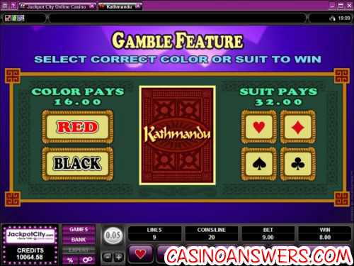 kathmandu video slot bonus game