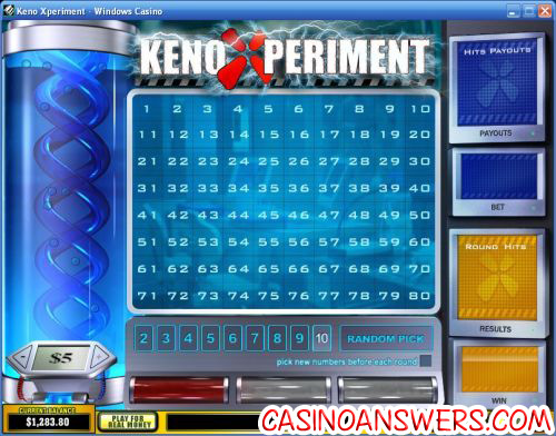 keno xperiment