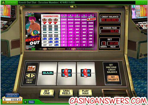 knockout classic slot machine