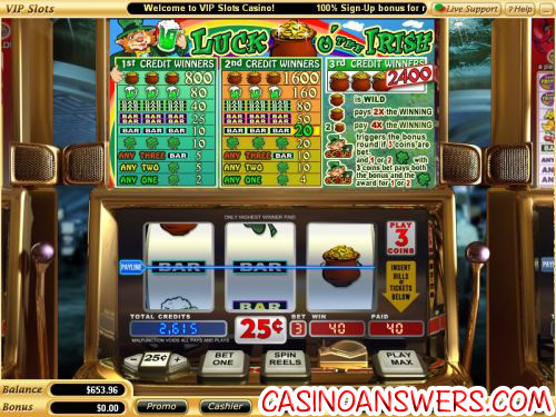 luck o the irish slot game