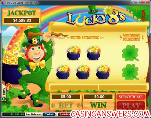 lucky 8 scratch card review 