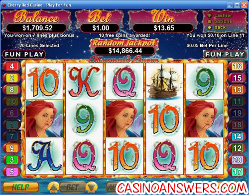 mermaid queen video slot