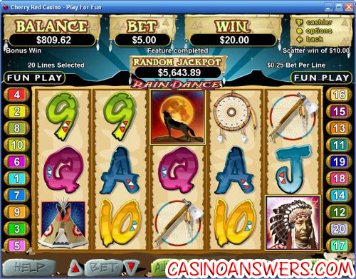 raindance video slot