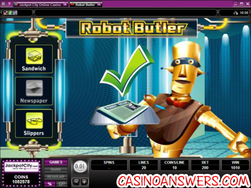 robot butler video slot 2