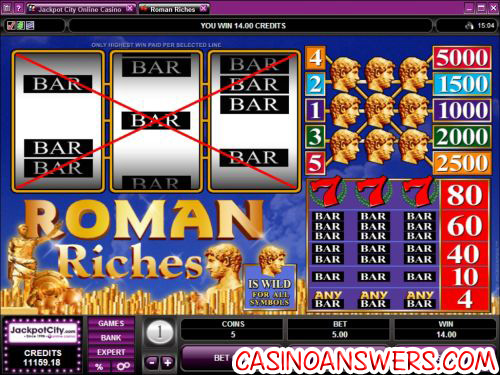 roman riches microgaming slot machine