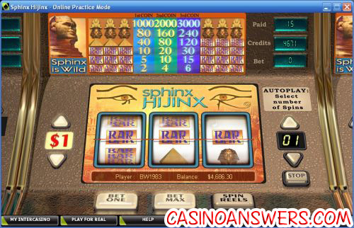 sphinx hijinx slot