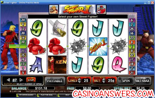 street fighter video slot machine 1