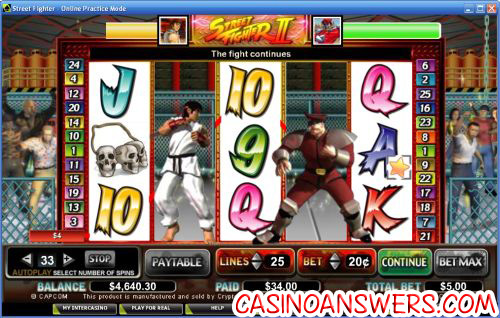 street fighter video slot 2