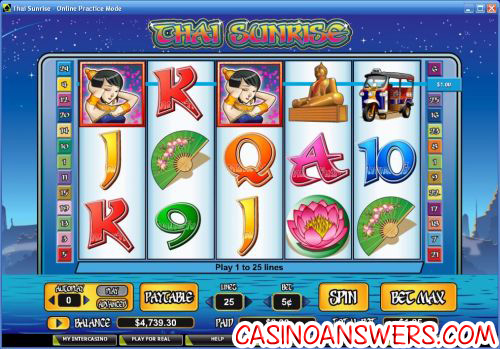 thai sunrise video slot