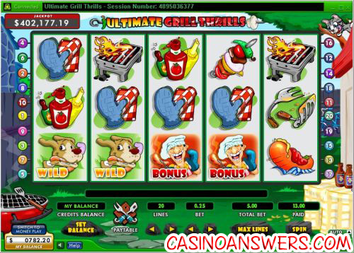 ultimate grill thrills slot machine