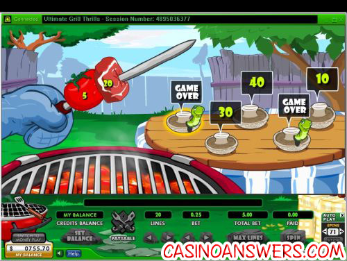 ultimate grill thrills casino bonus game