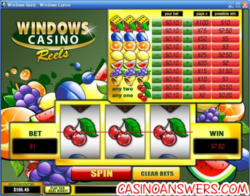 windows casino exclusive slot