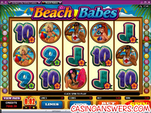 beach babes video slot