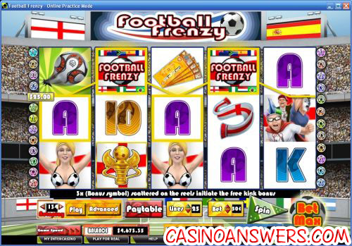 football frenzy video slot