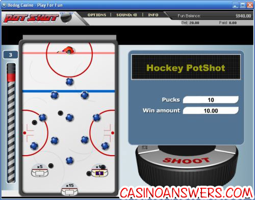 hockey potshot speciality game ctxm