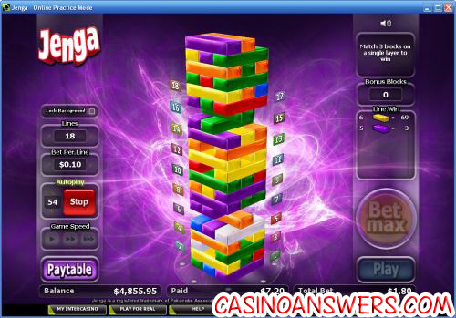 jenga casual slot