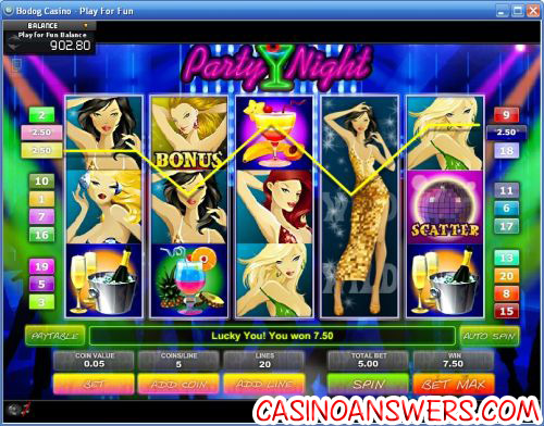 party night video slot ctxm