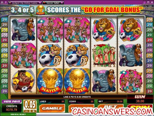 soccer safari video slot